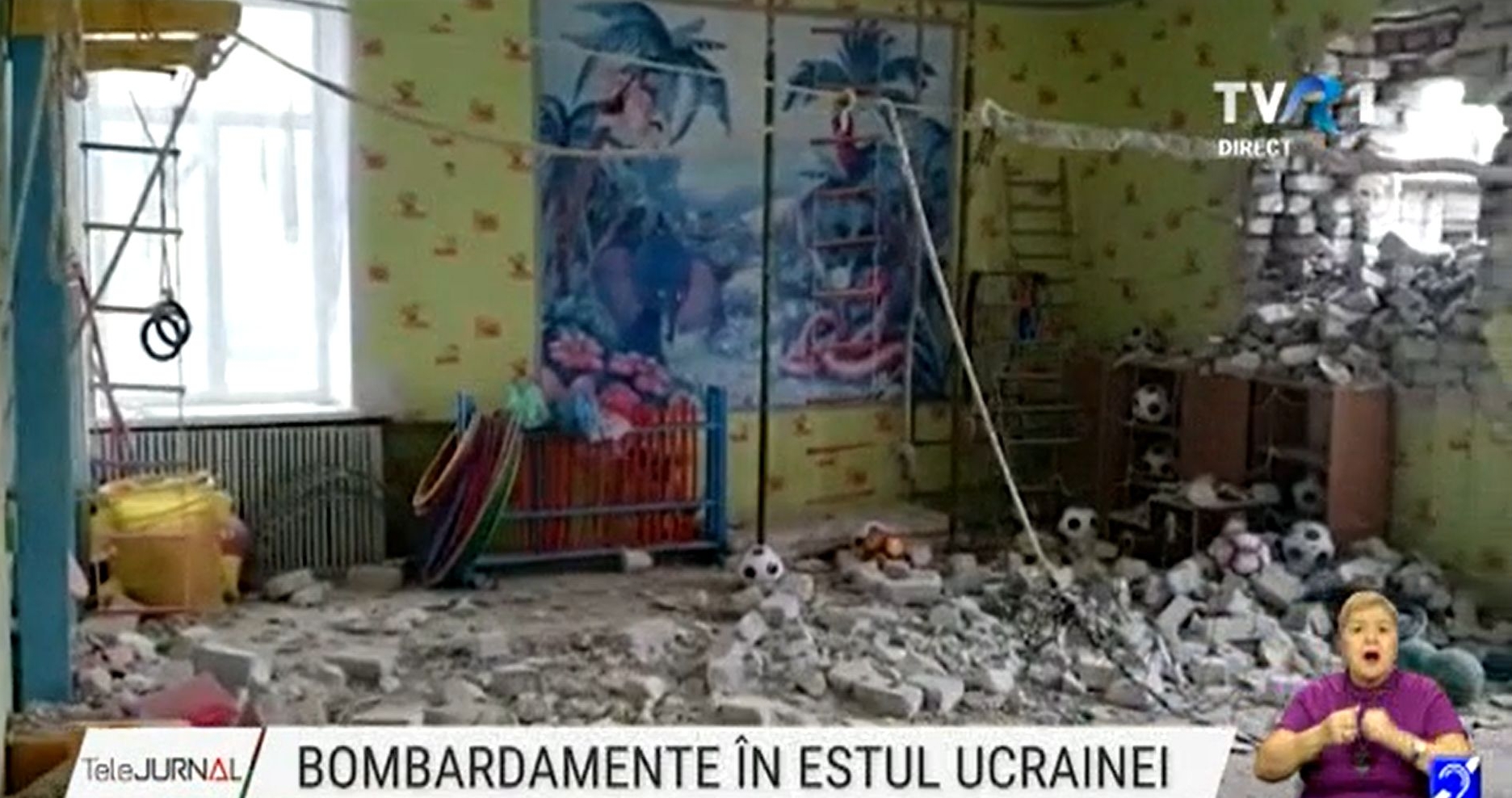 Bombardamente în estul Ucrainei