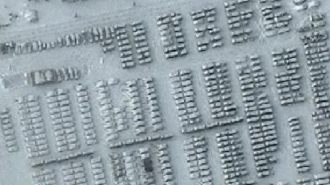 Imagini din satelit cu mobilizarea rusească lângă Ucraina