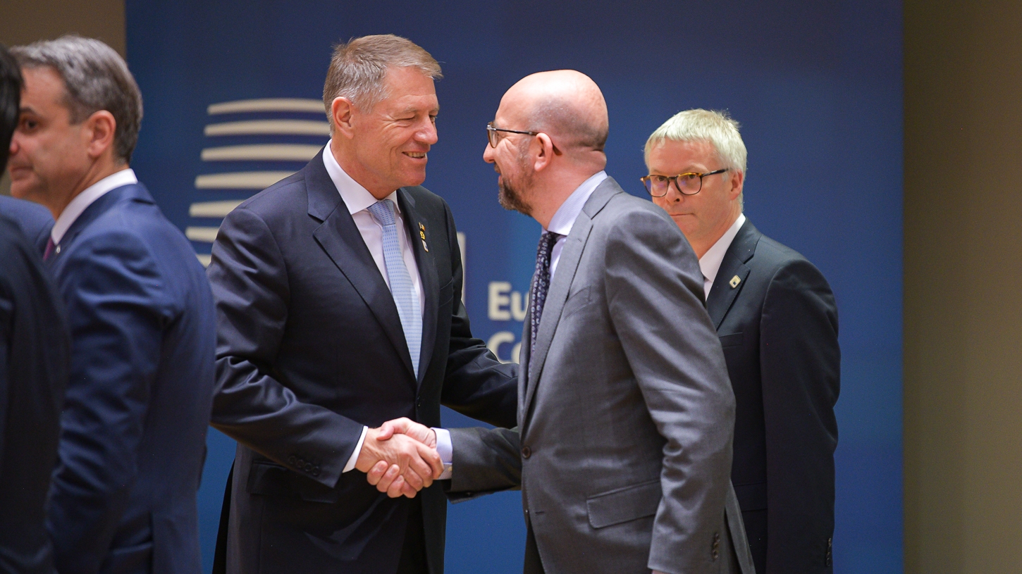 Președintele Klaus Iohannis participă joi şi vineri la reuniunea Consiliului European | FOTO: presidency.ro