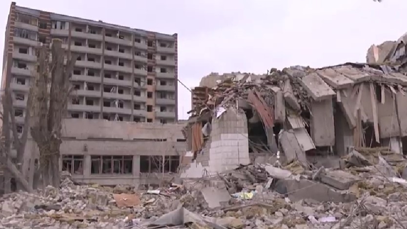 Razboi in Ucraina. Scoala bombardata in Jitomir