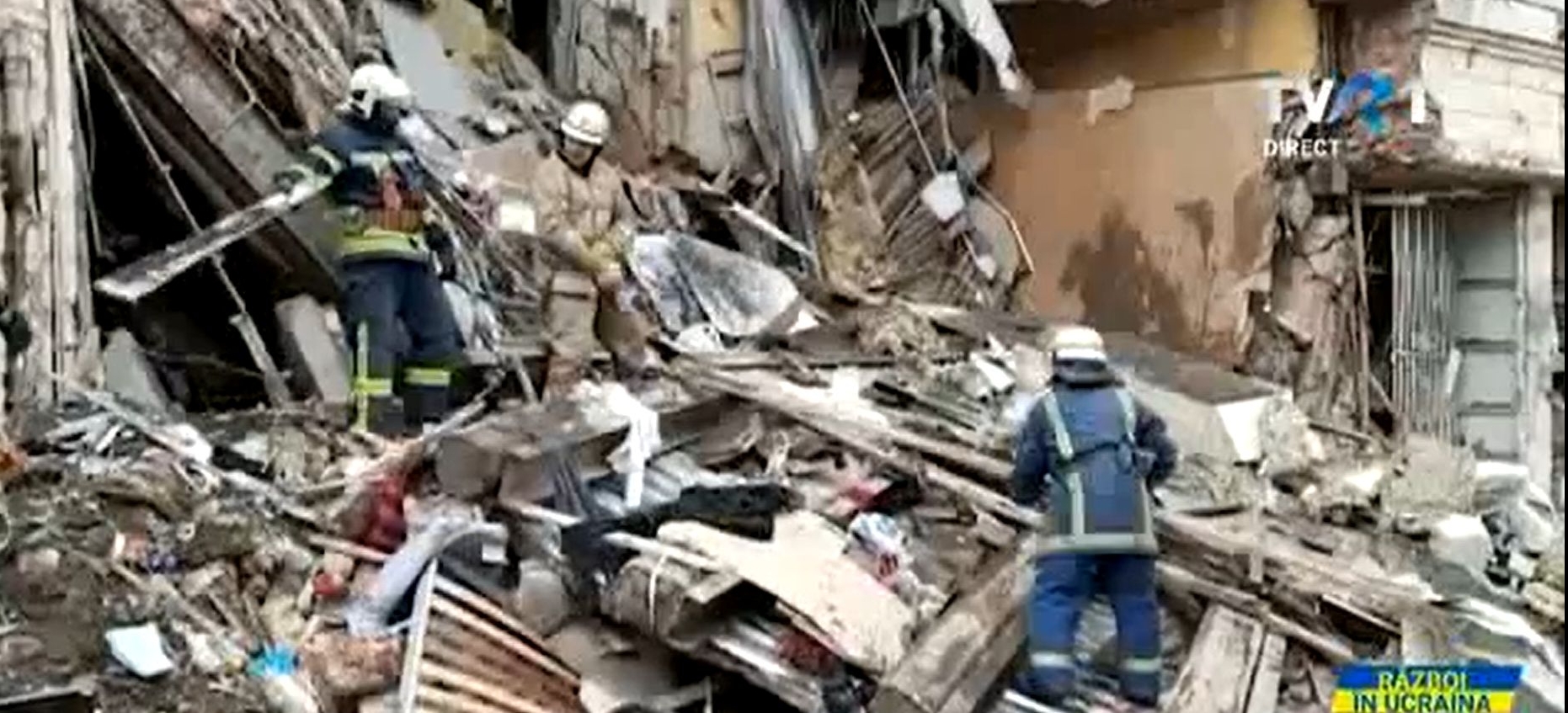 Clădiri distruse în Ucraina