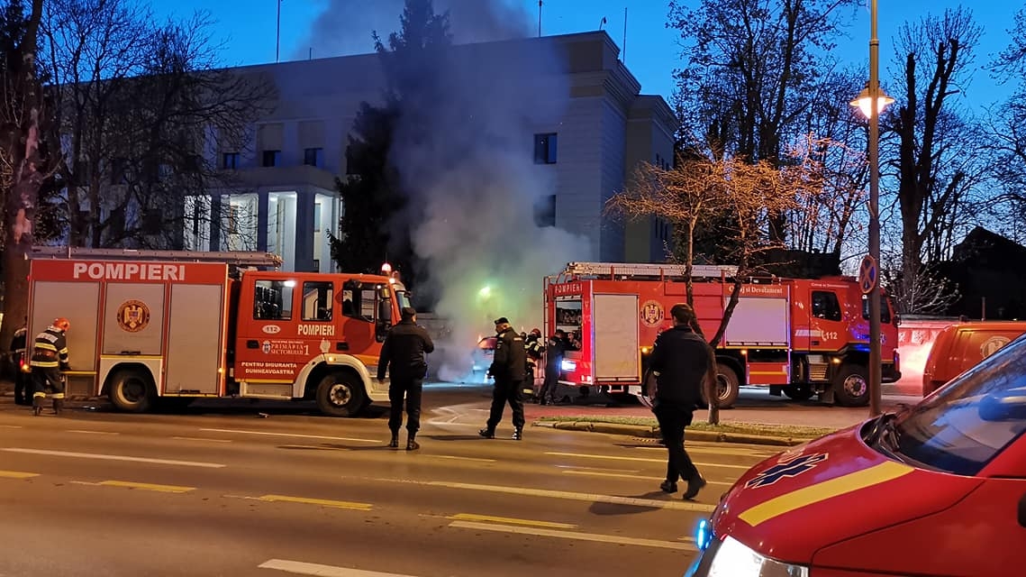 Incident la Ambasada Rusiei din București
