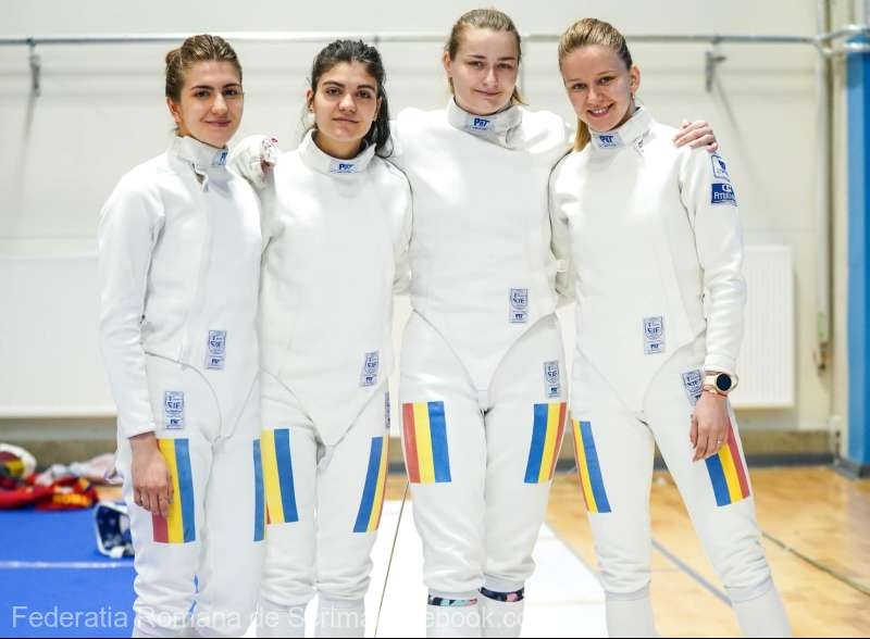 Echipa feminină de spadă a României a cucerit aurul la Europenele Under-23