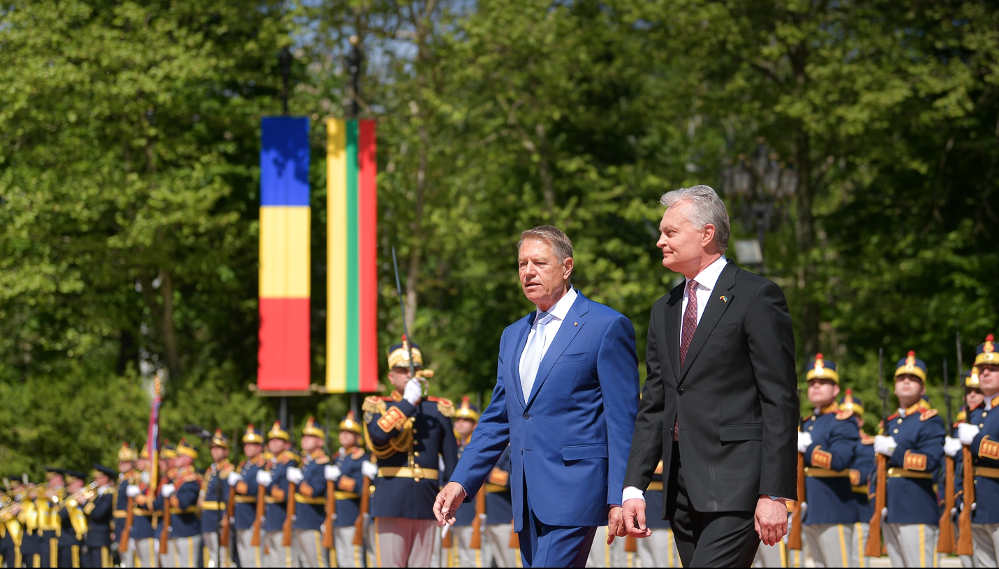 Președintele Lituaniei Gitanas Nauseda în vizită la București