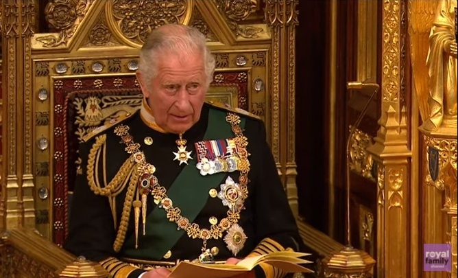 Prinţul Charles primul discurs al tronului