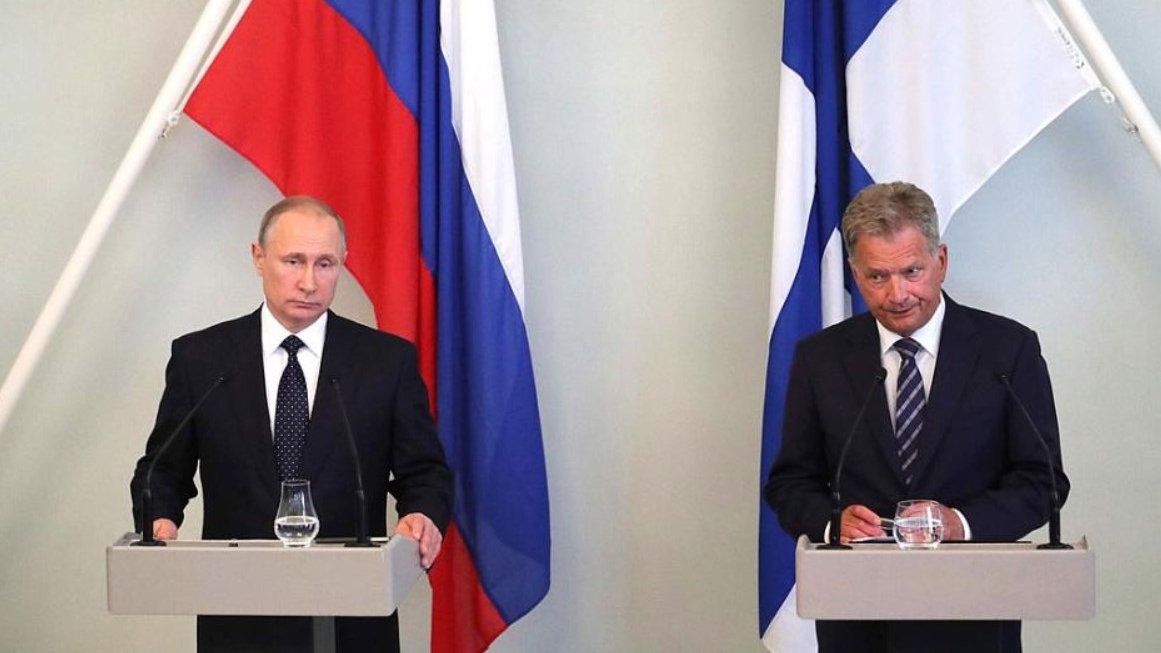 Vladimir Putin și  Sauli Niinistö