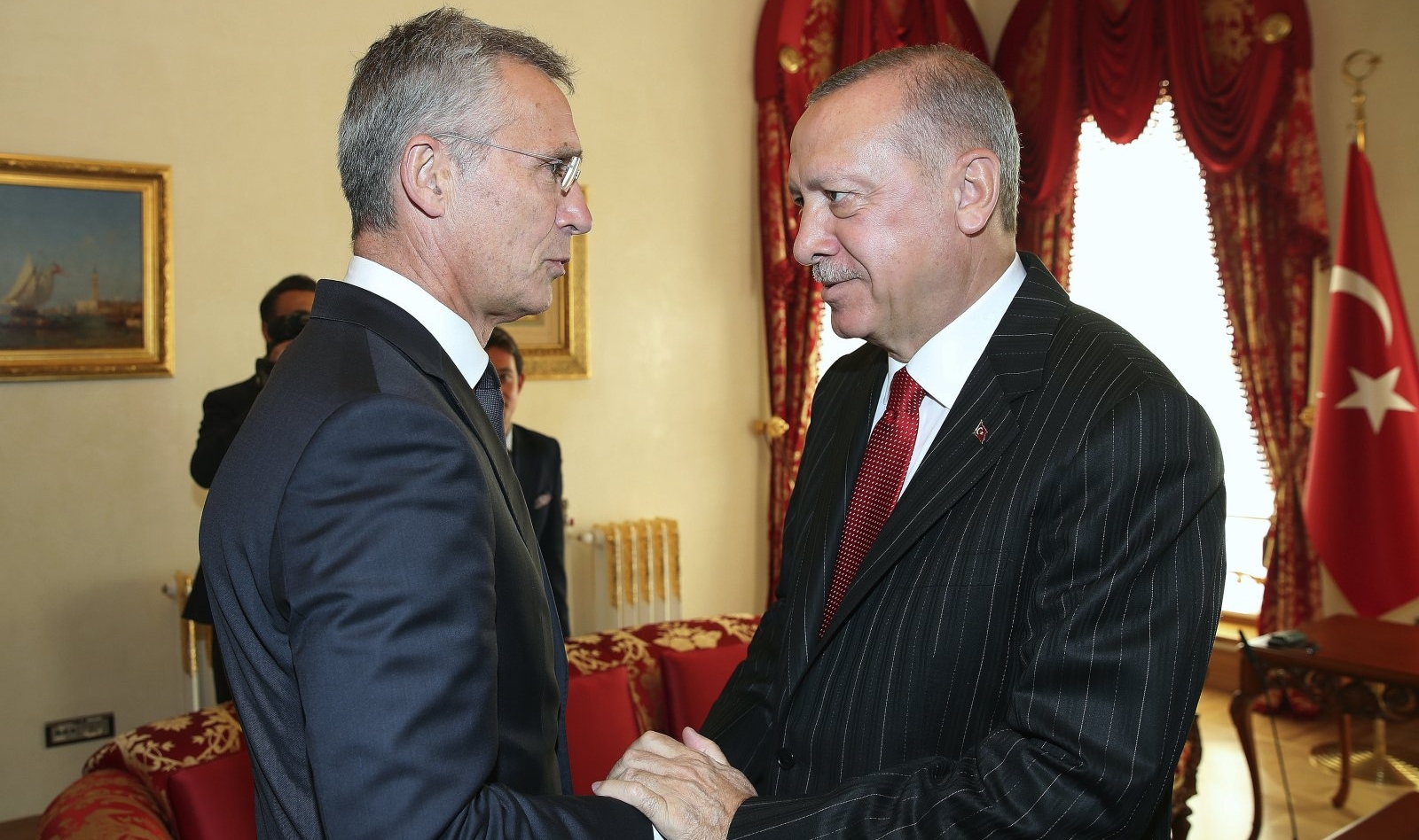 Jens Stoltenberg si Recep Tayyip Erdoğan