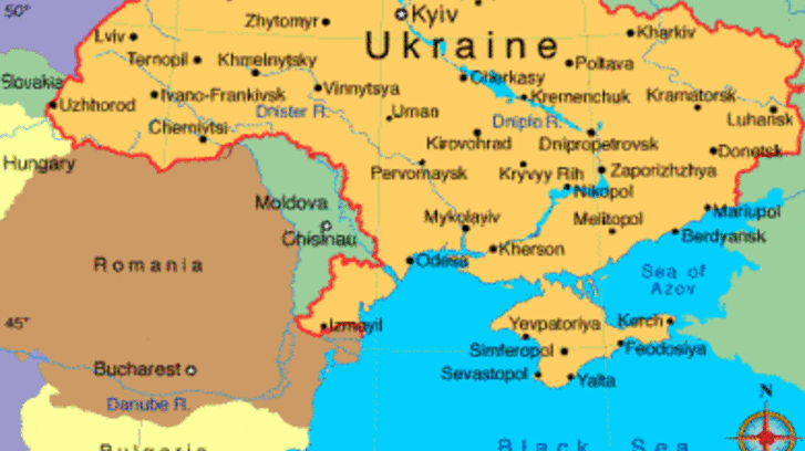 Moldova Ucraina România - harta