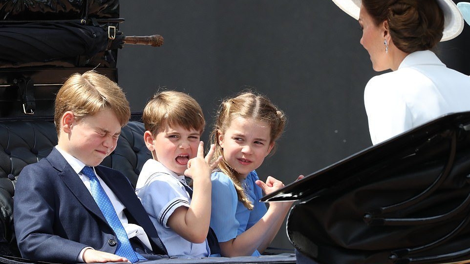 Kate Middleton și cei trei copii ai săi