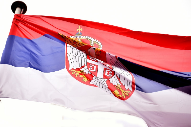 Drapel Serbia