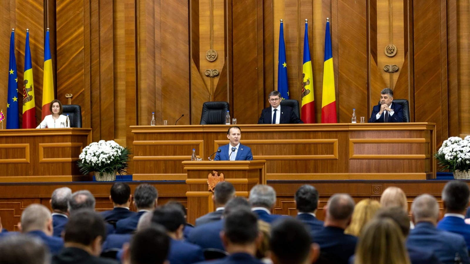 Președintele Senatului Florin Cîţu la Chișinău