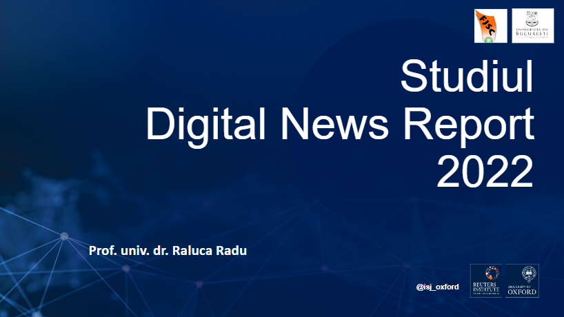 Digital News Report: Încrederea în presa din România a scăzut în 2022 cu 11 procente faţă de anul 2020