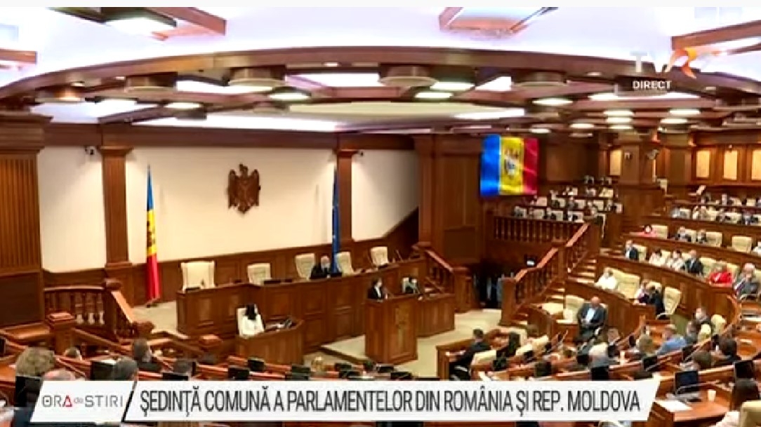 Ședință comună a Parlamentelor din România și Republica Moldova