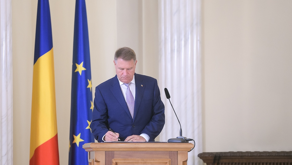 Președintele ROmâniei Klaus Iohannis