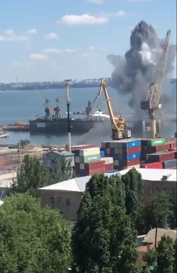 Atac asupra portului Odesa Ucraina