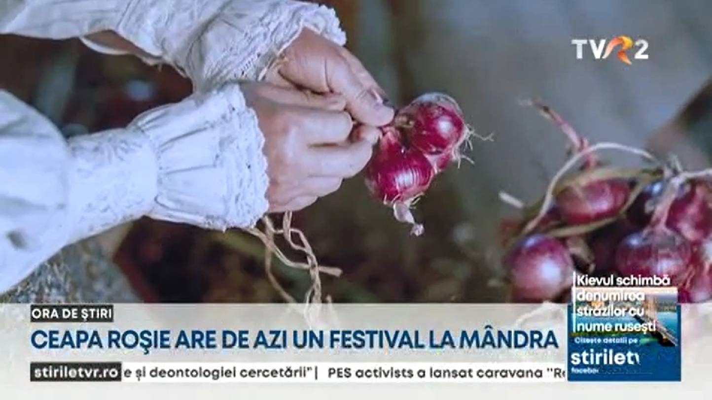 Ceapa roșie din Mândra Brașov are propriul festival