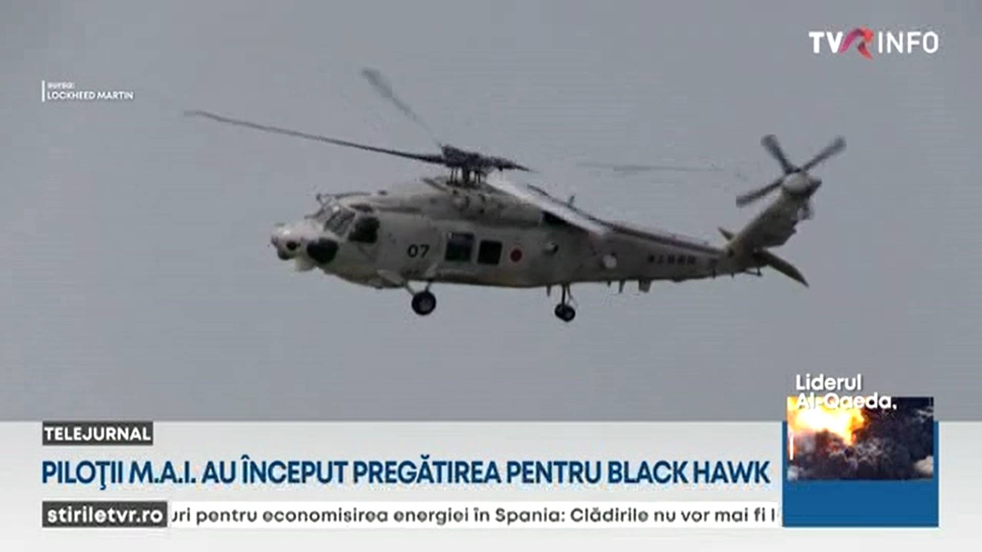 Piloții români au inceput pregătirea în Statele Unite pentru a zbura cu noile elicoptere Black Hawk
