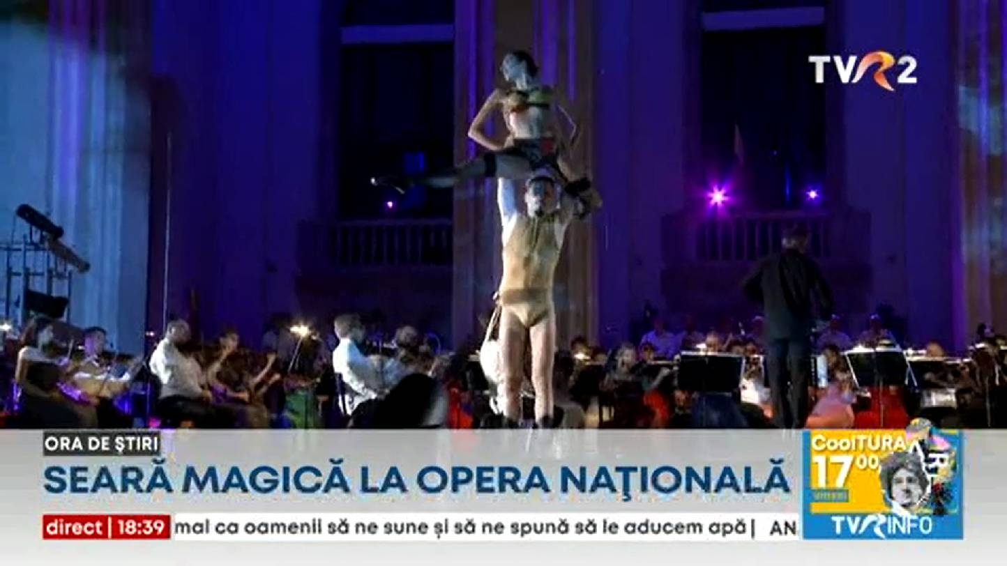Seară magică în Parcul Operei din Capitală
