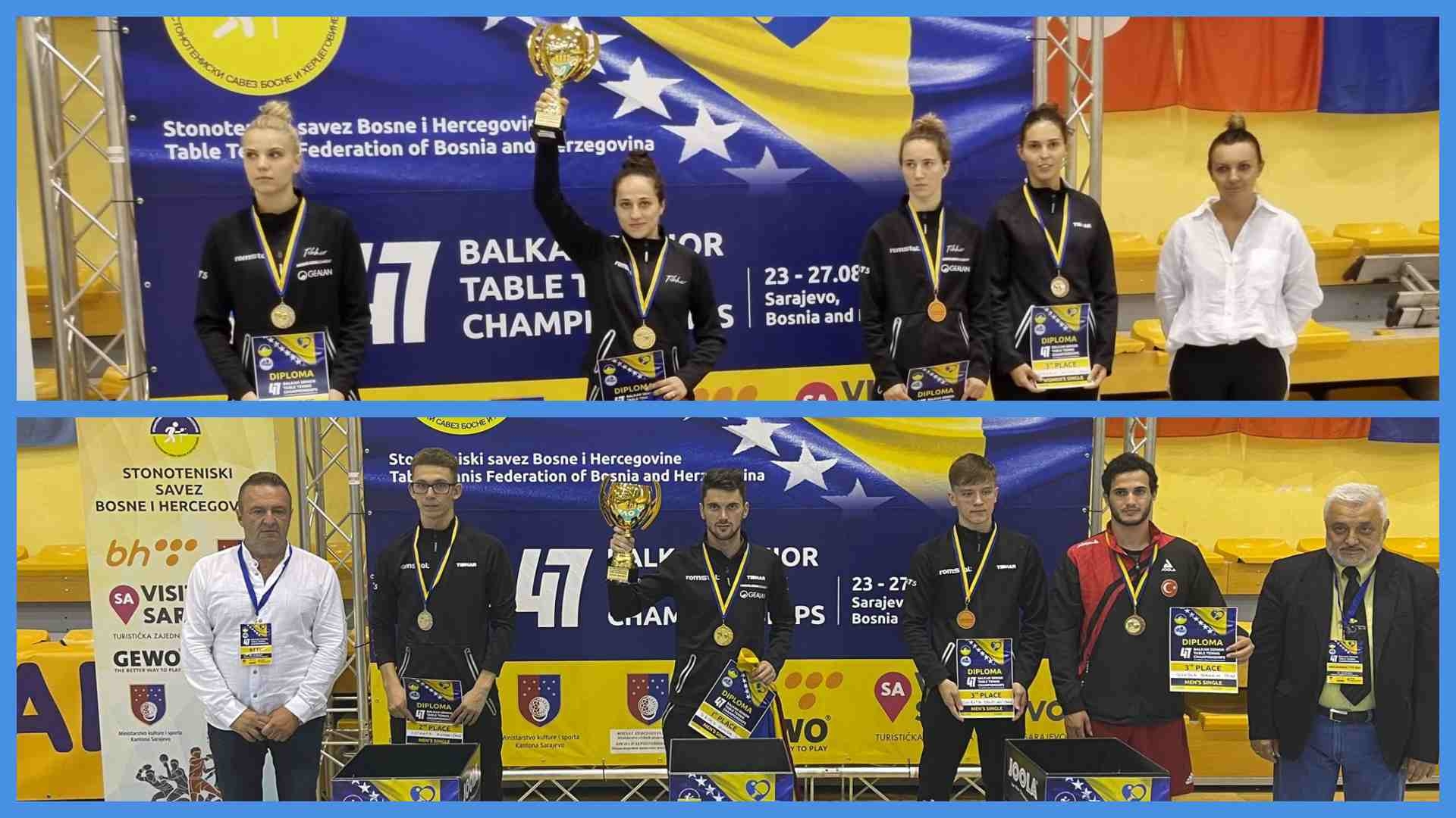 România a cucerit 15 medalii la Campionatele Balcanice de la Sarajevo