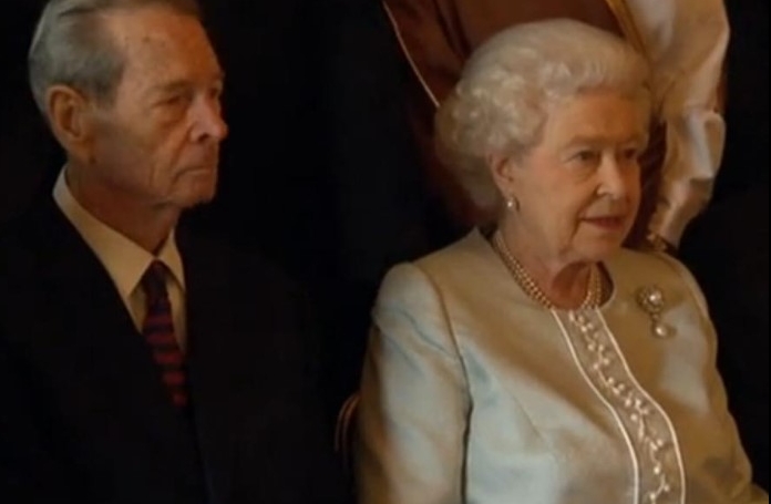 Regele MIhai și Regina Elisabeta a II-a