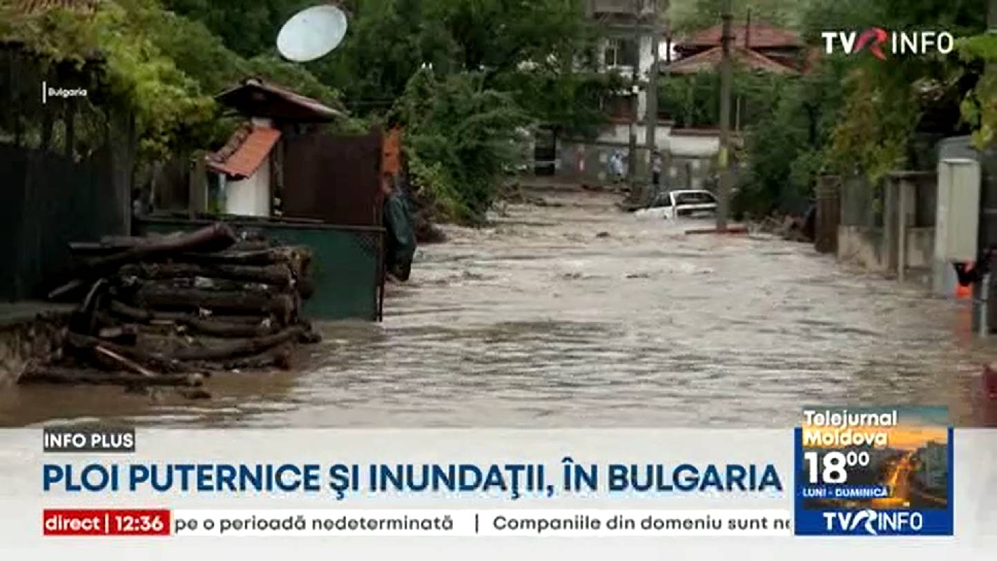 Ploi puternice urmate de inundații în Bulgaria și Grecia