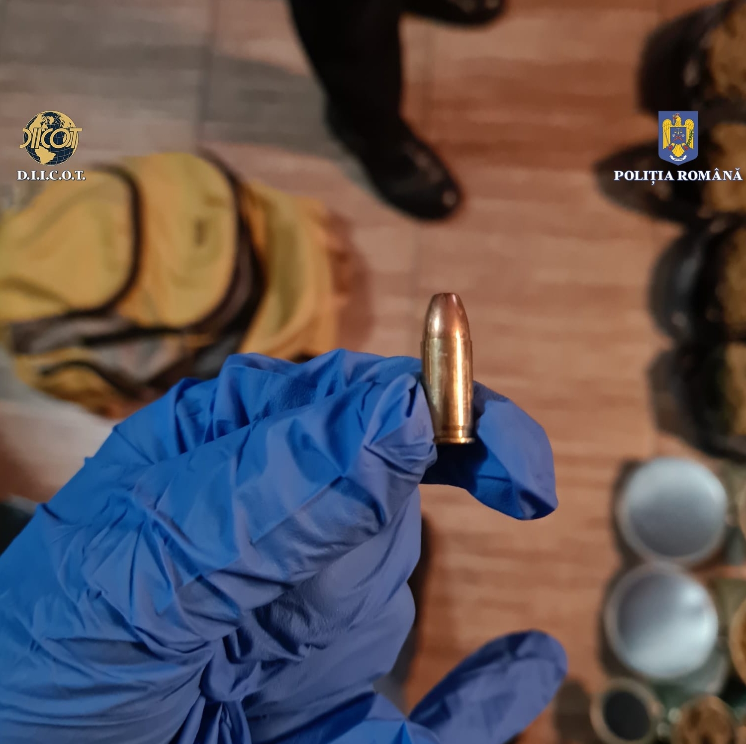 Gloanțe arme confiscate