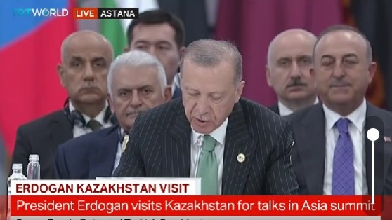 Recep Tayyip Erdogan în Kazahstan