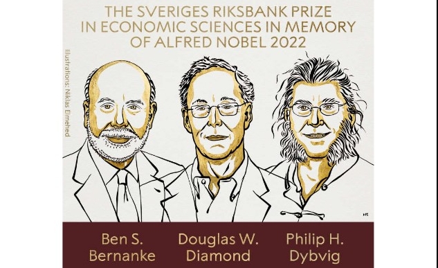 Ben Bernanke Douglas Diamond şi Philip Dybvig câștigătorii Premiului Nobel pentru Economie