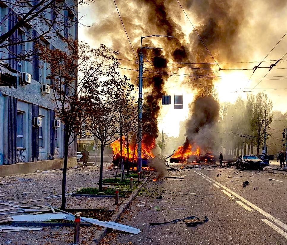 Kievul bombardat
