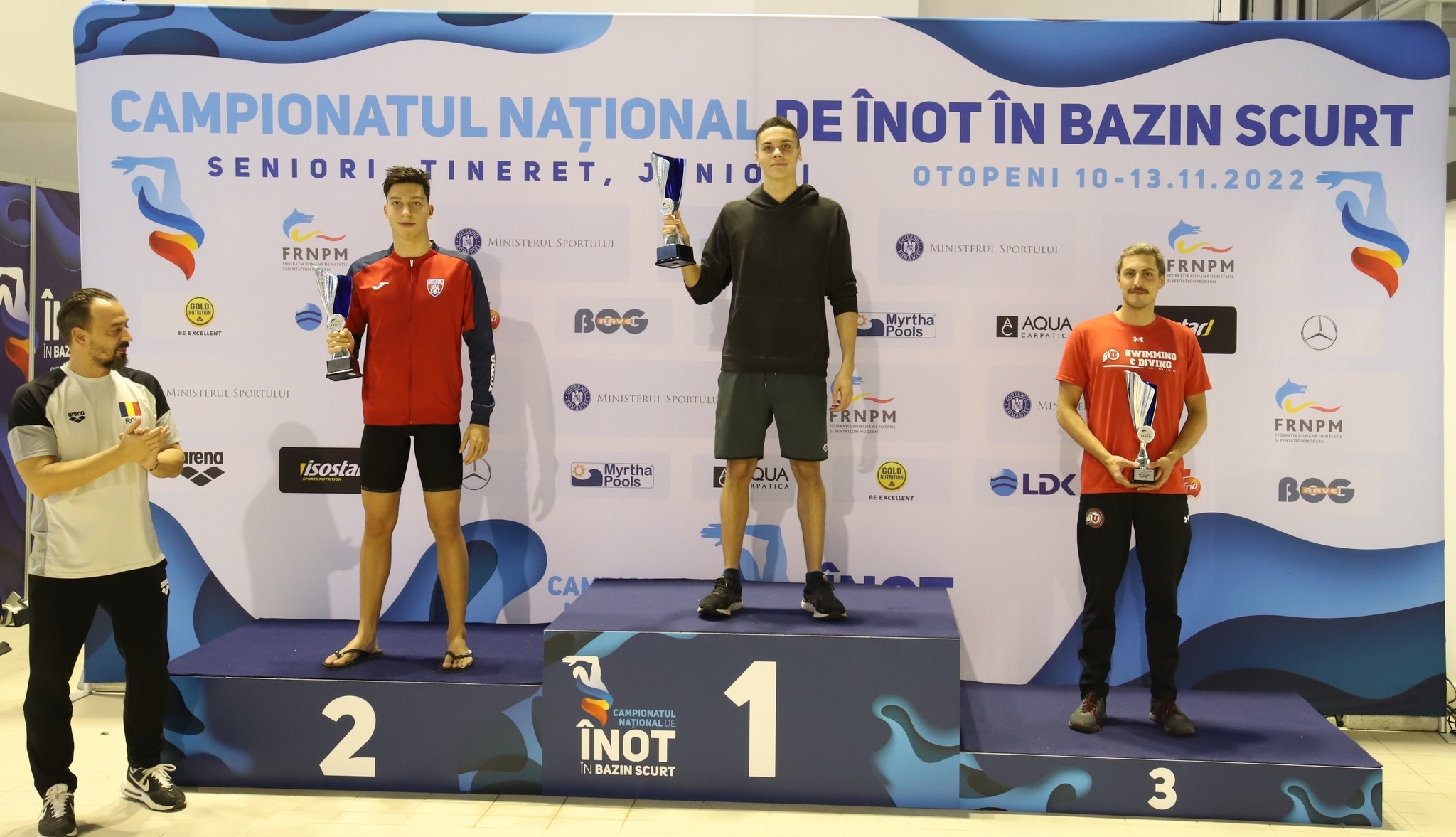 David Popovici victorios la 400 de metri la Naționalele de Înot în bazin scurt