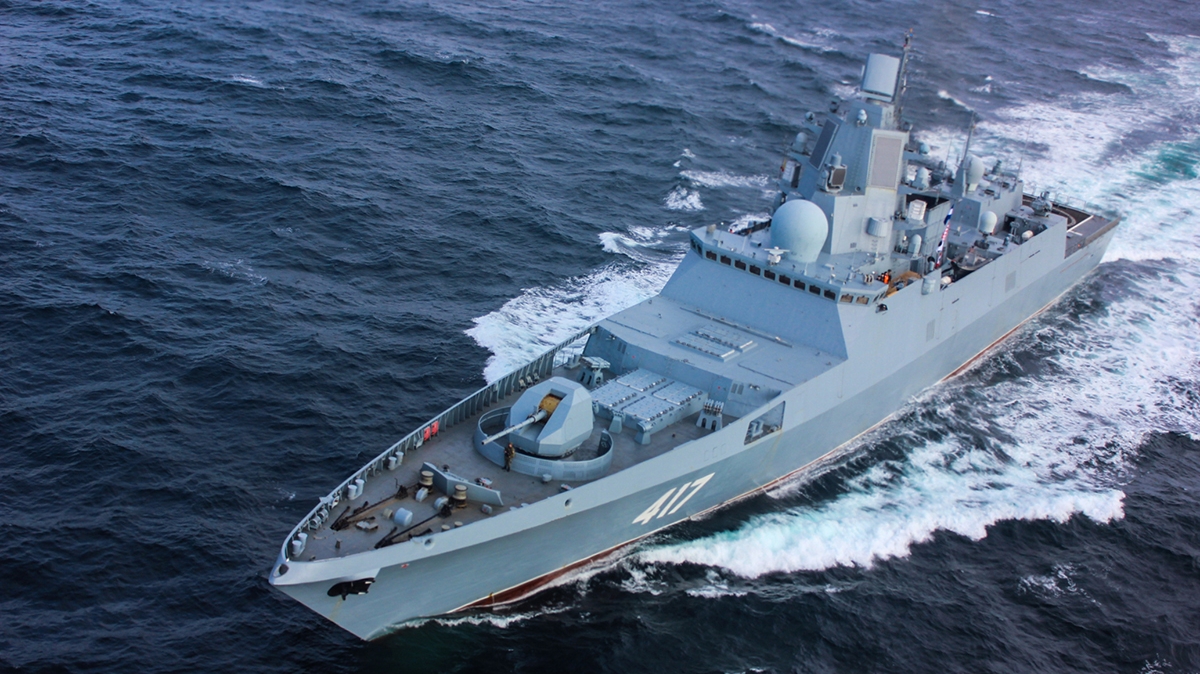 Fregata rusă ''Admiral Gorşkov'' a simulat trageri cu rachete hipersonice în Oceanul Atlantic
