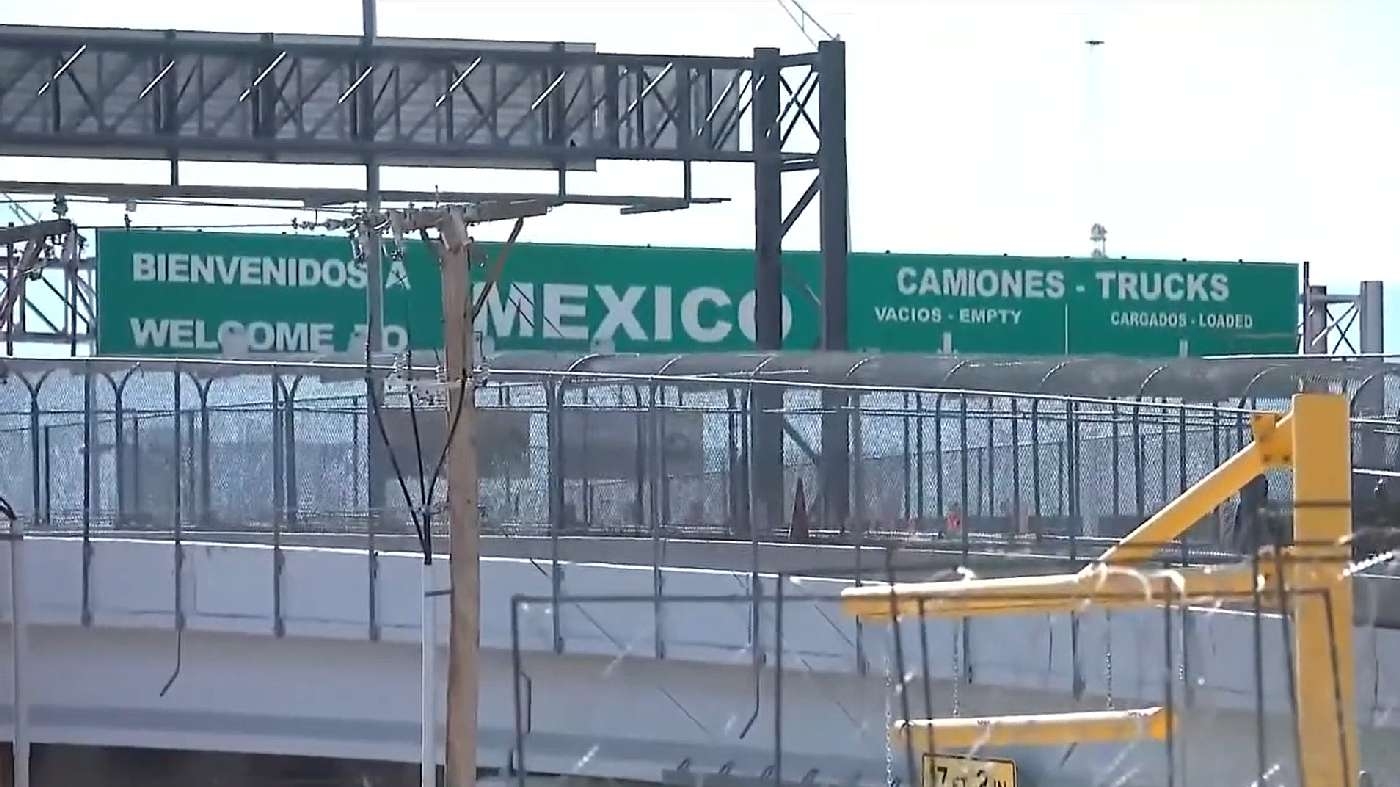 Granița dintre SUA și Mexic în El Paso / captura Youtube
