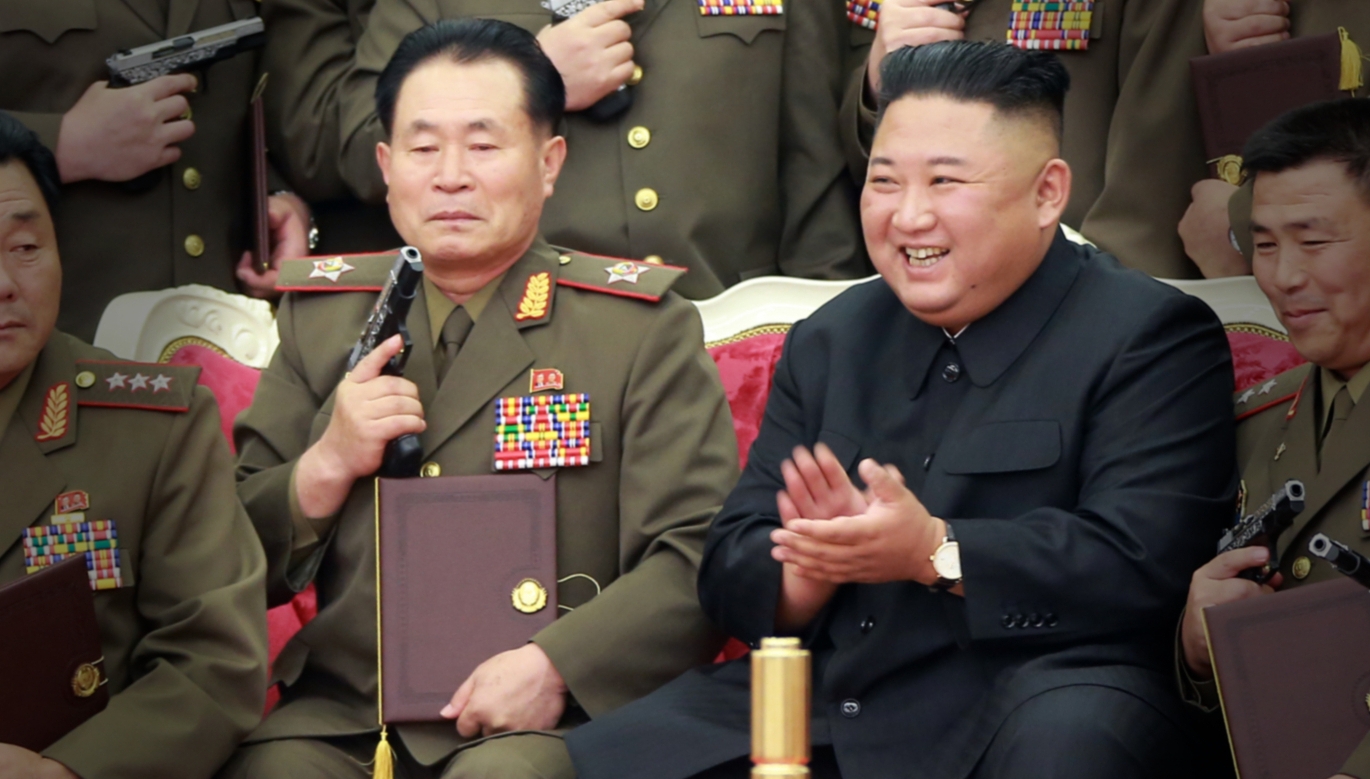 Pak Jong Chon și Kim Jong Un