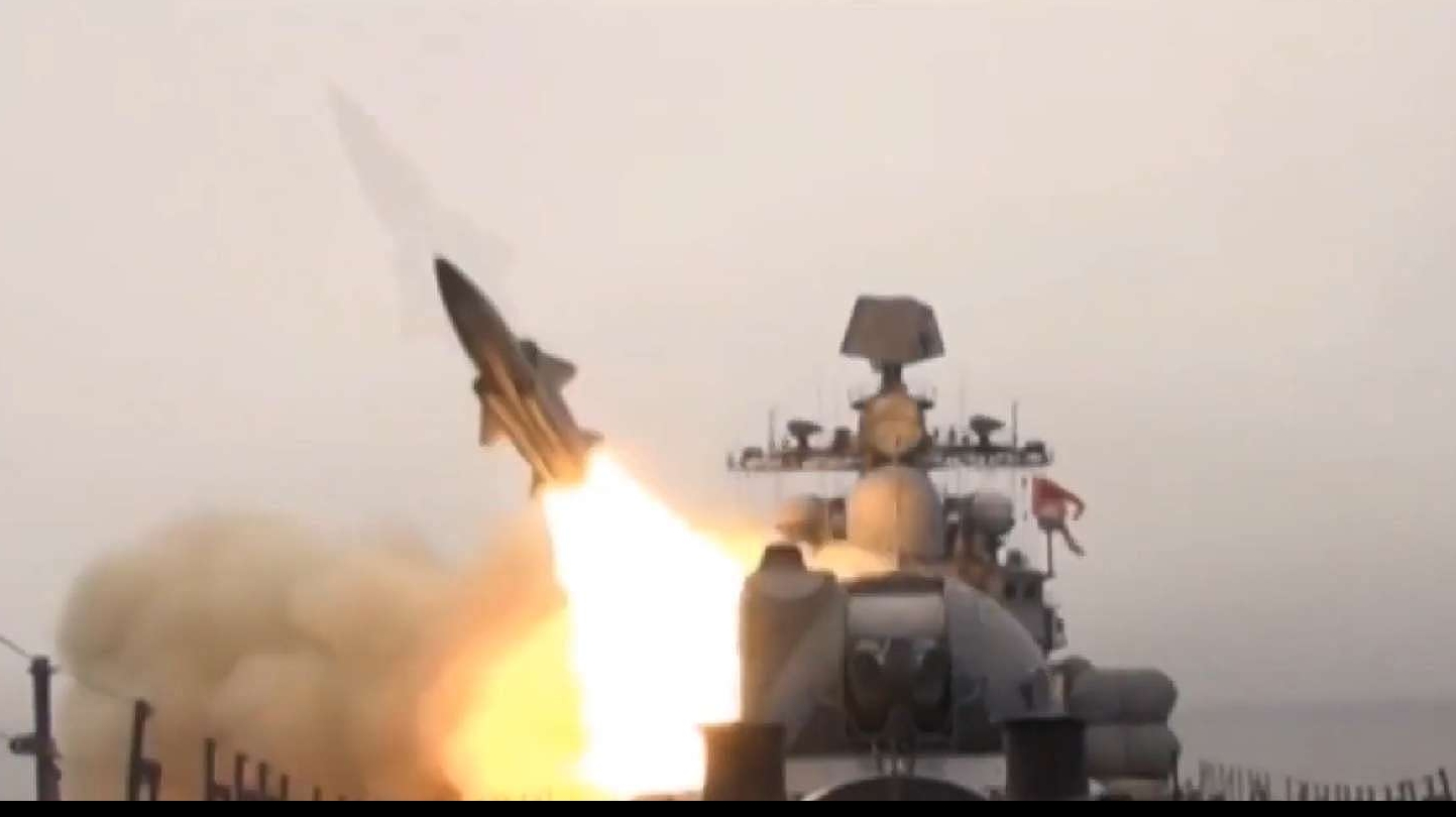 Lansare rachetă Moskit / captura video