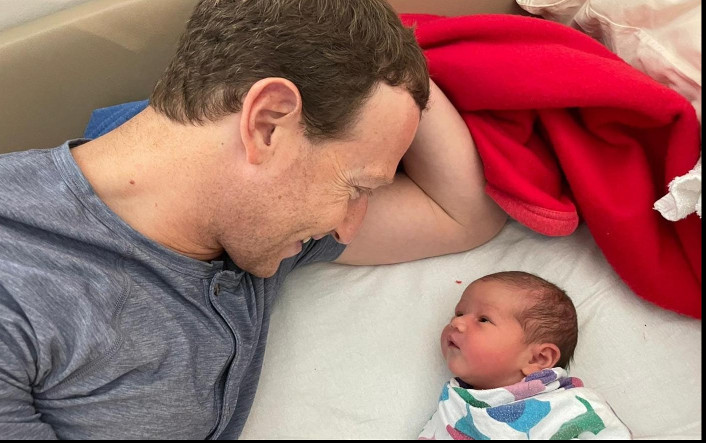 Mark Zuckerberg CEO-ul companiei Meta tată pentru a treia oară / Facebook Mark Zuckerberg