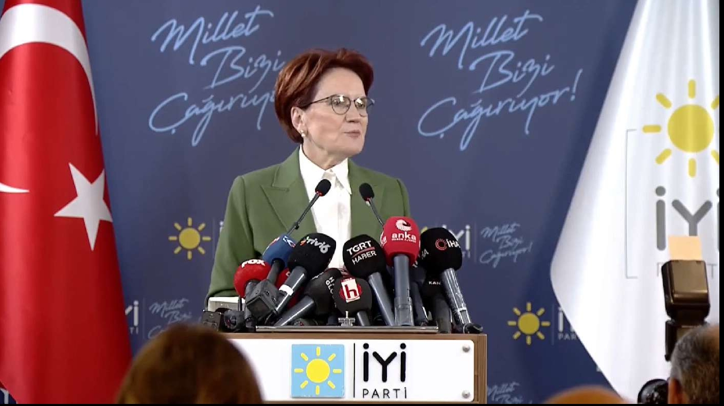 Meral Aksener fondatoarea şi preşedinta Partidului Bun (IYI) / captura video