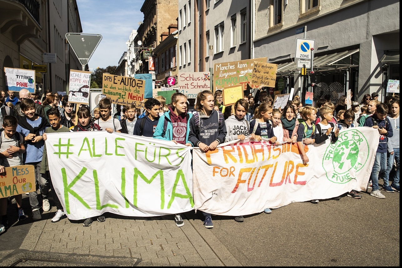 Protest pe tema schimbărilor climatice / Pixabay