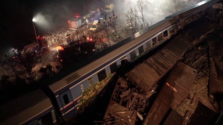 Accident de tren în Grecia