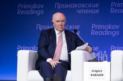 Șeful Comitetului pentru politică externă al Consiliului Federaţiei camera superioară a legislativului rus Grigori Karasin