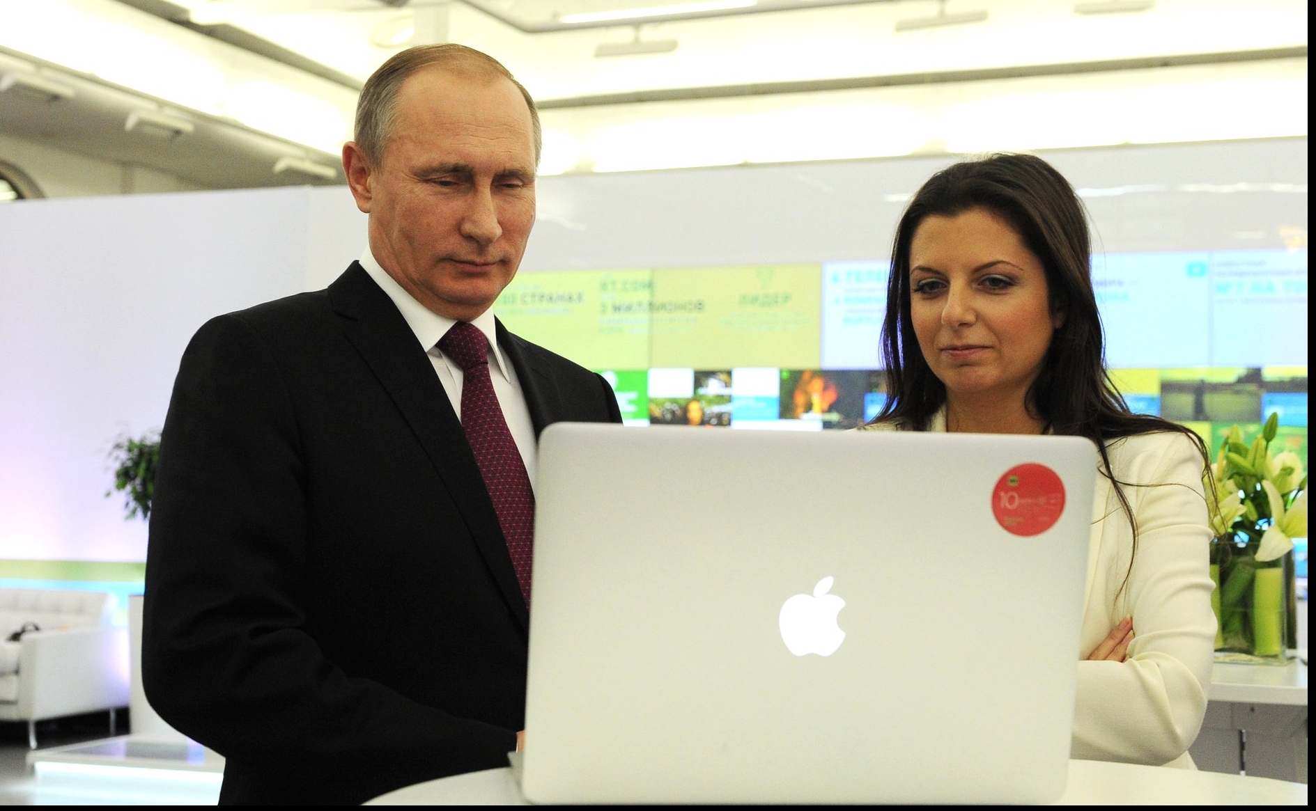 Vladimir Putin și Margarita Simonian