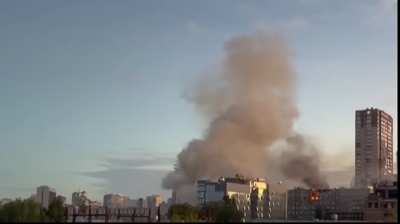 Război Ucraina atac cu drone / captura video