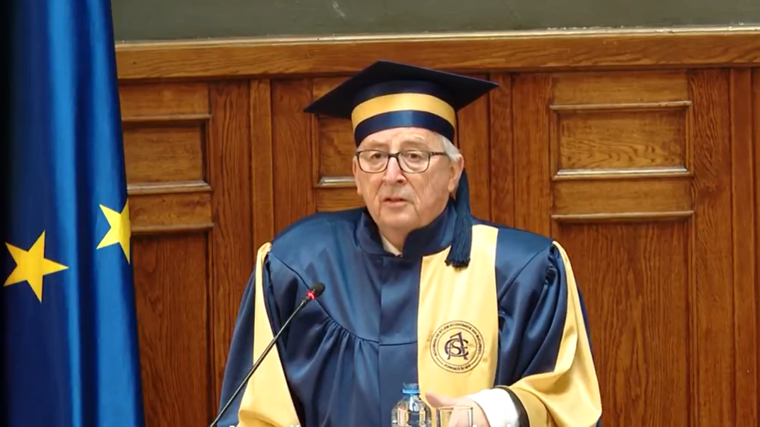 Jean Claude Juncker Doctor Honoris Causa al ASE