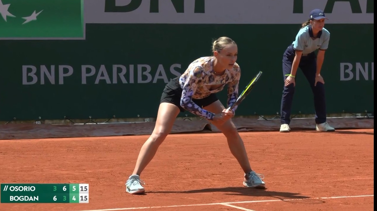 Ana Bogdan învinsă de Camilla Osorio la Roland Garros