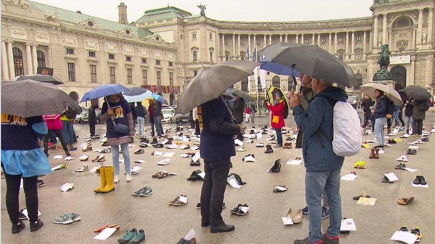 Manifestație în Austria pentru atragerea atenției asupra oboselii cronice de dupa Covid