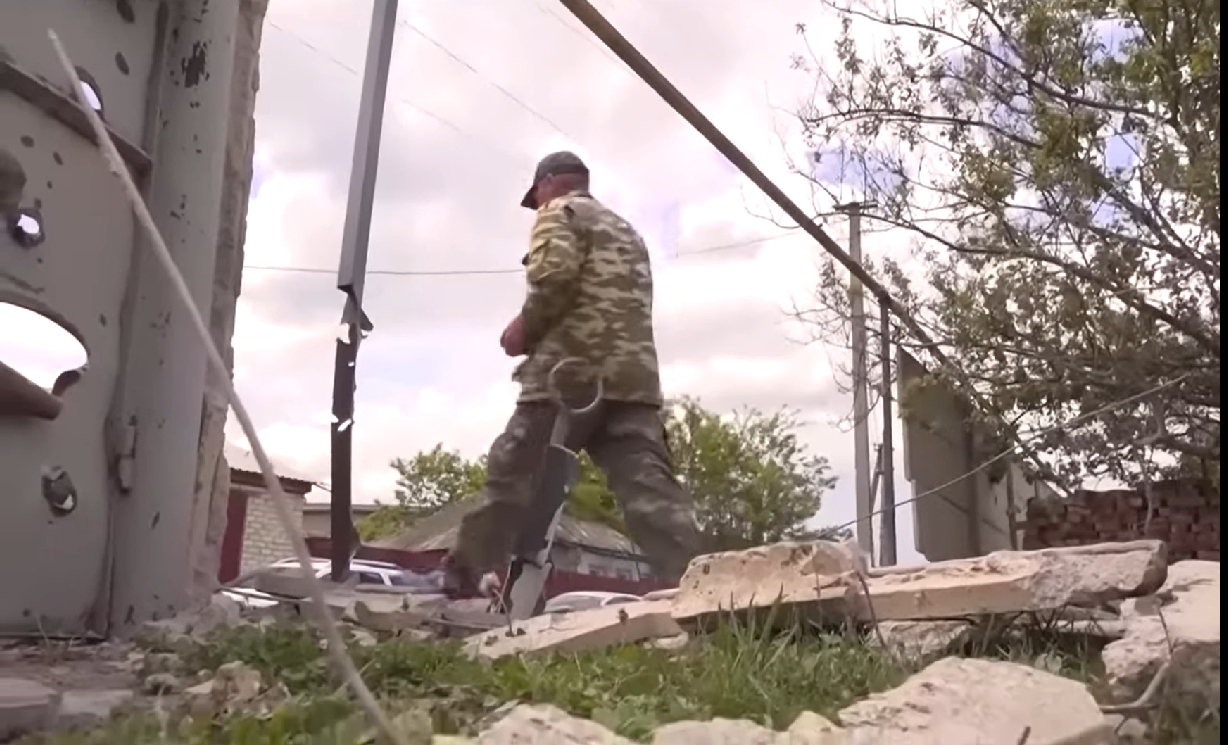 Soldat în Belgorod / captura video