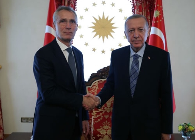 Jens Stoltenberg și Recep Tayyp Erdogan