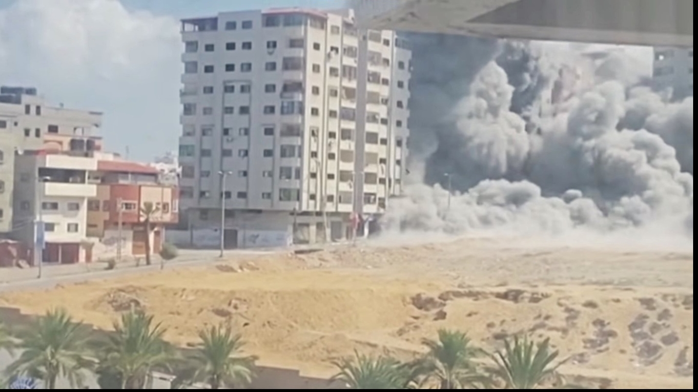 Război Israel - Hamas în fâșia Gaza / captură video
