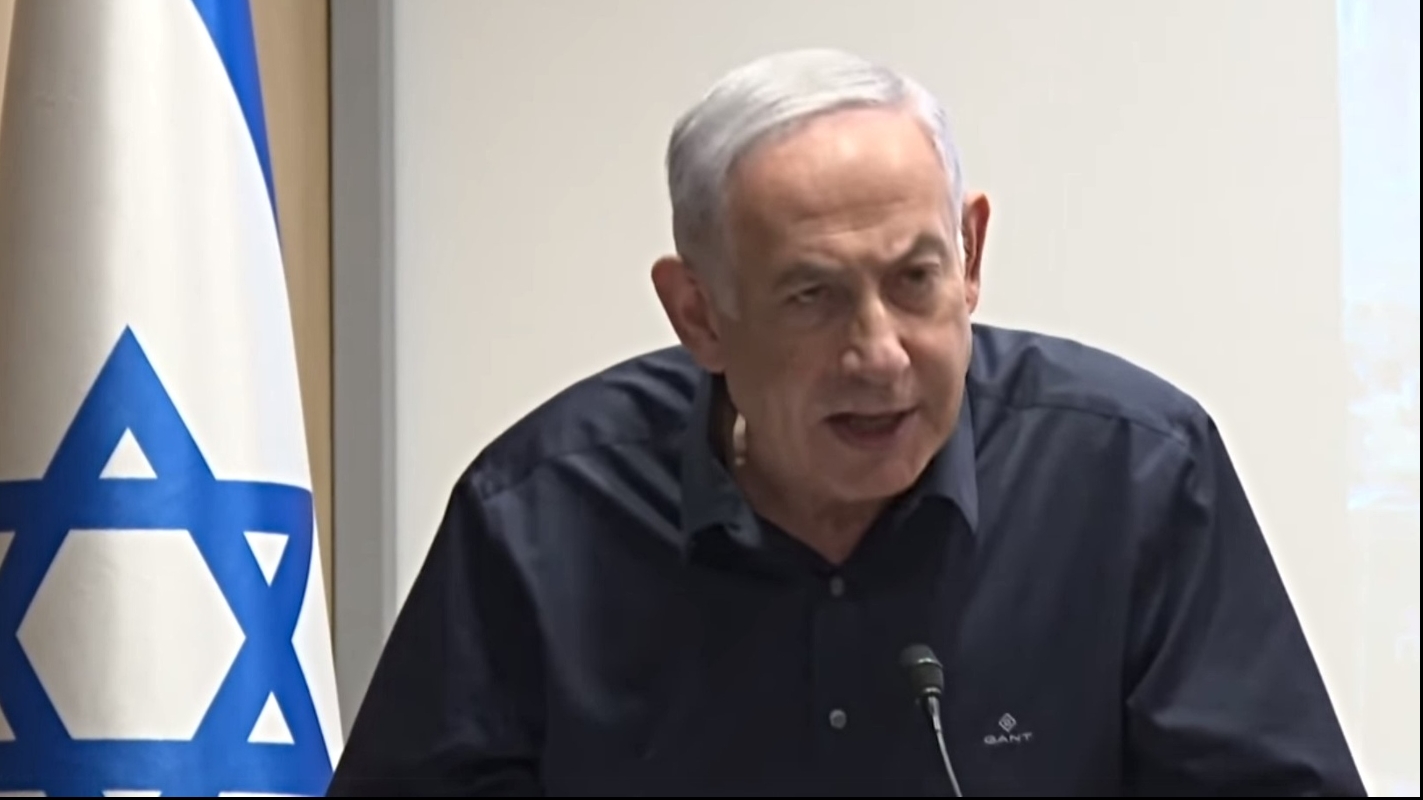 Premierul israelian Benjamin Netanyahu / captura video